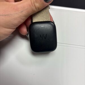 Smartwatch with Black and Tan Design